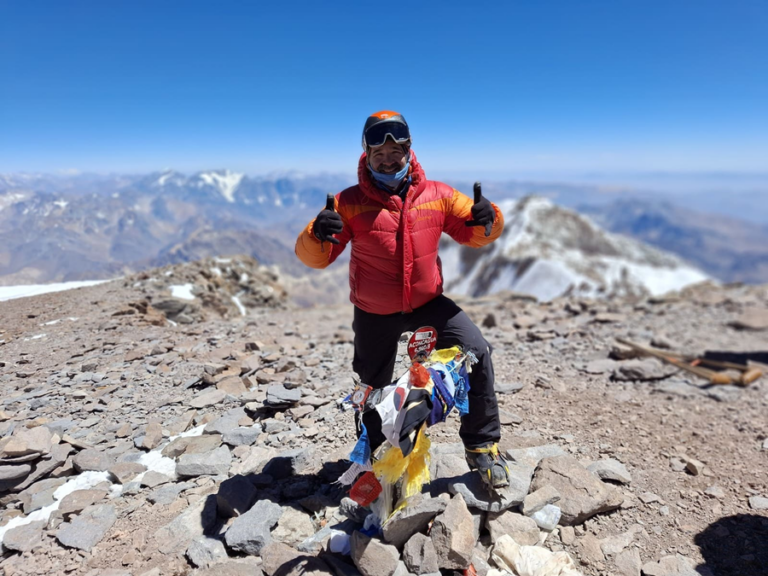 Ruta Normal al Aconcagua – vista de la montaña